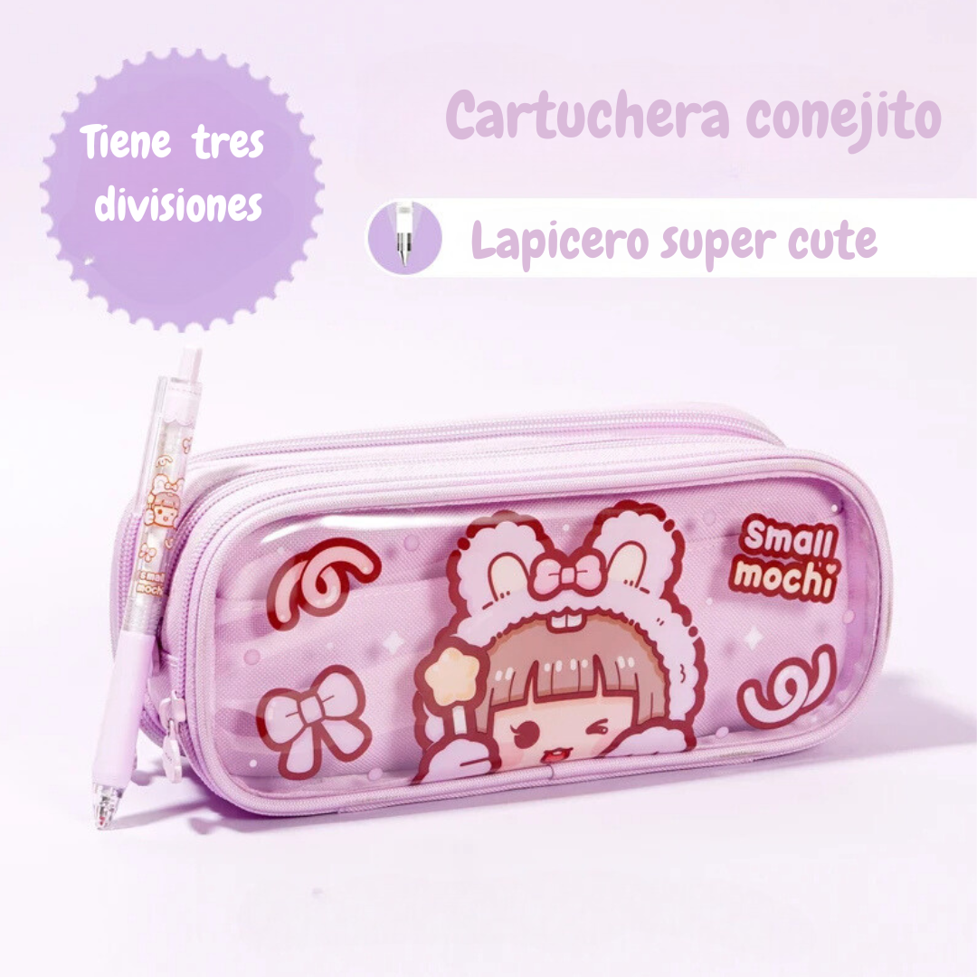 Cartuchera Kawaii Multiuso